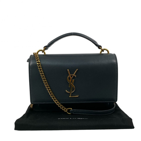 △ SAINT LAURENT 聖羅蘭 Grey Calfskin Sunset 2 way bag 灰色小牛皮兩用袋 GUE533026-267015271