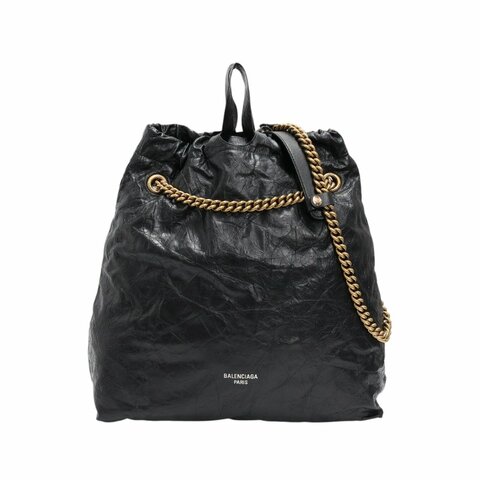 不議價 【9.0新 二手】  Balenciaga  Crush 手袋