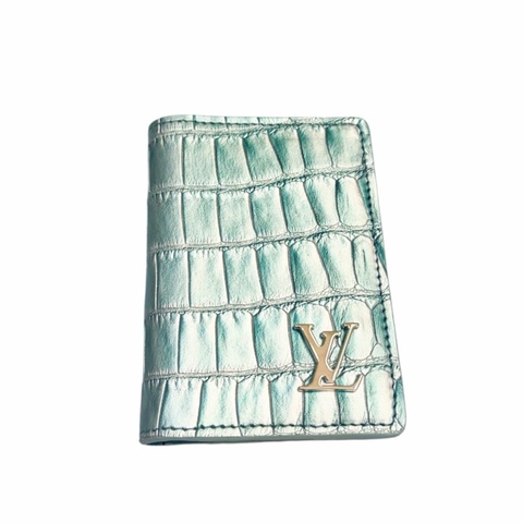 全新 Louis Vuitton 路易威登 LV 短吻鱷  鱷魚卡夾 鱷魚皮錢包 鱷魚皮短夾