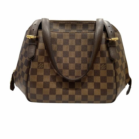 LOUIS VUITTON 路易威登 N51174 BELEM MM DAMIER 手拿包 棕色 帆布 金釦 格紋