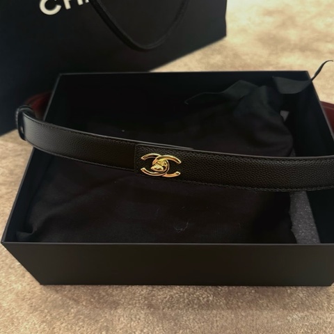 Chanel 26B belt 黑金