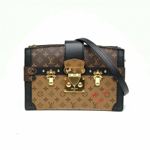 LOUIS VUITTON TrunkClutch軟盒子包拼色PVC晶片肩背包