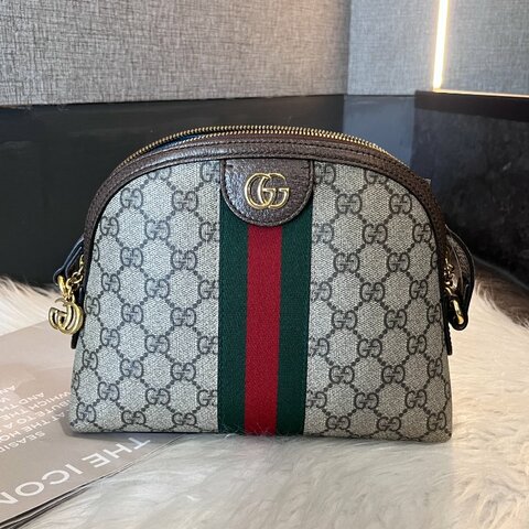 GUCCI  織帶貝殼包