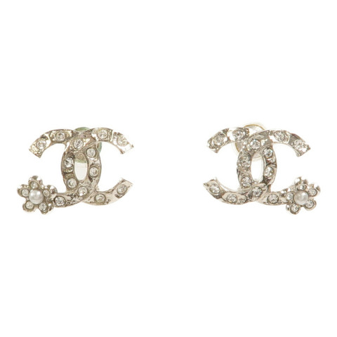 CHANEL 金屬Crystal Earring耳環