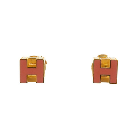 HERMES 金屬H Cube Earrings耳環