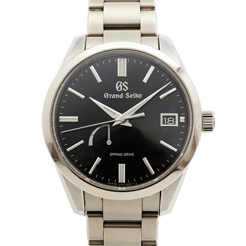 精工 Grand Spring Drive SBGA349 9R65-0CJ0 黑色錶盤男士腕錶