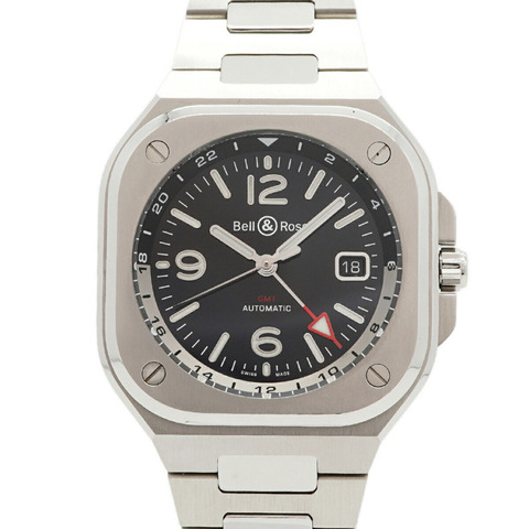 Bell & Ross BR05 GMT BR05G-BL-ST SST 黑色錶盤男士腕錶