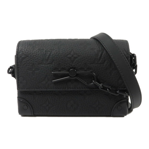 LOUIS VUITTON Monogram Taurillon Steamer Wearable Wallet扣肩背袋