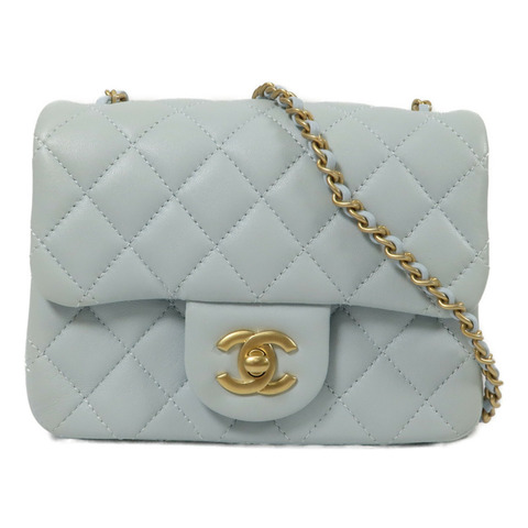 CHANEL 羊皮皮革Classic 17 Gold Ball鏈帶肩背袋