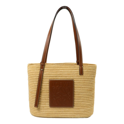 LOEWE Raffia Small Square Basket手挽袋
