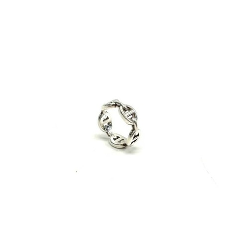 hermes 愛馬仕 豬鼻戒指 Chaine d'ancre Enchainee ring, small model