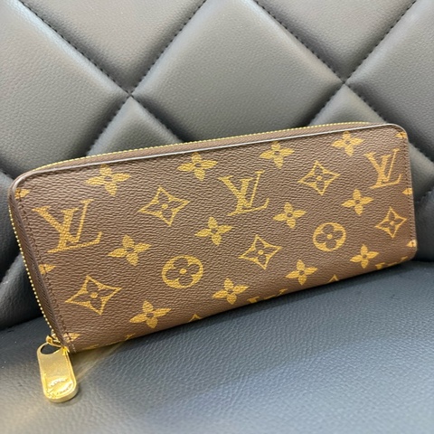 LV 經典老花拉鍊長夾 8卡
