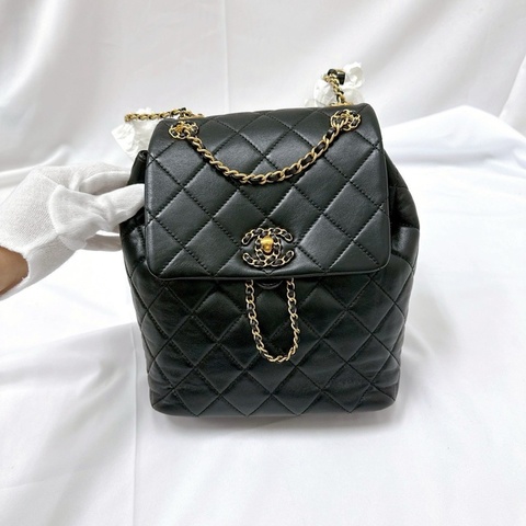 JK國際二手精品✨ 閒置Chanel 19系列後背包 芯片款