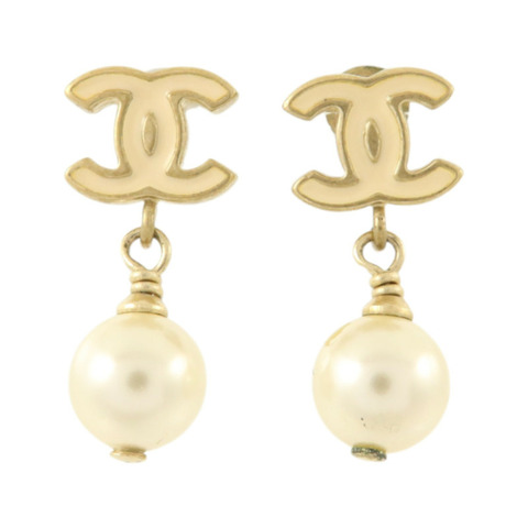CHANEL 金屬/PVC Earrings耳環
