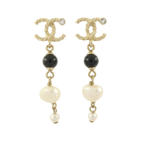 CHANEL 金屬/PVC Earrings耳環
