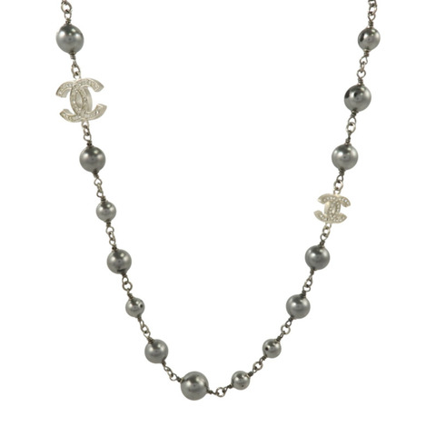 CHANEL PVC/金屬Necklace項鏈