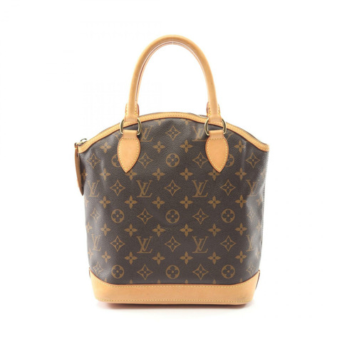 路易威登 Lockit 手提包 M40102 Monogram 帆布皮革棕色二手女士 LV