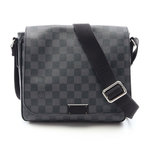 路易威登 District PM 單肩斜背包 N41260 Damier Graphite 二手 LV