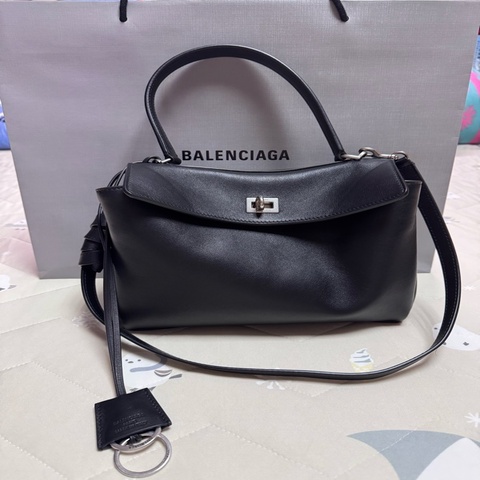 巴黎世家Balenciaga Rodeo small 黑銀