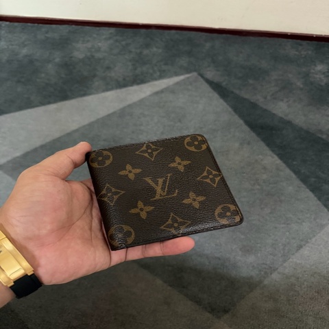 Lv經典老花 6卡名片鈔票夾