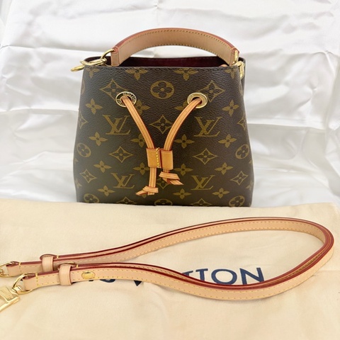 LV neonoe bb 斜背帶手提水桶包