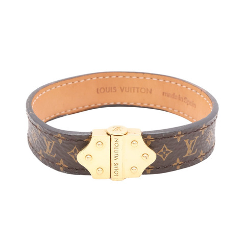 LOUIS VUITTON LV 路易威登 手環 棕色 原花帆布 M6689