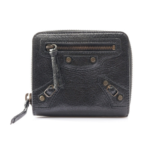 BALENCIAGA 巴黎世家 CLASSIC BILLFOLD bifold 二折短夾 黑色 牛皮 310699
