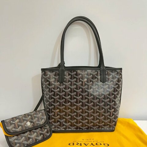 Goyard mini tote 黑色 閒置全新