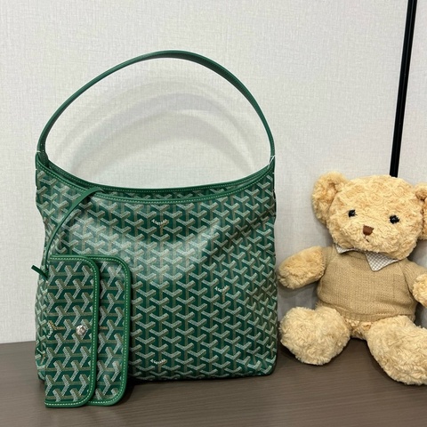 Goyard/戈雅 hobo 綠色腋下包單肩包