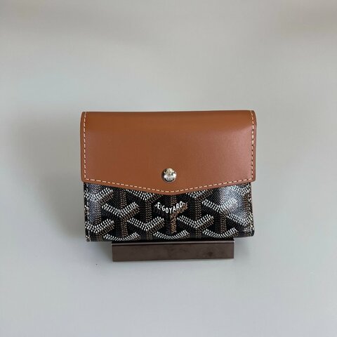 GOYARD VAE020262 棕老花 Saint-Gabriel 三折短夾