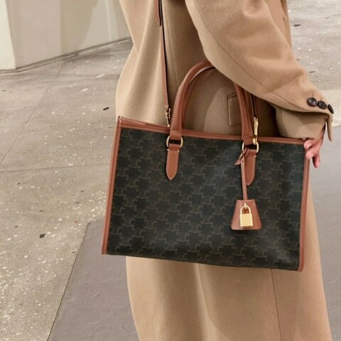 Celine Cabas tote 凱旋門托特包 99新✨️