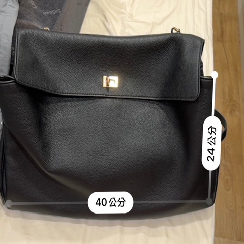 Balenciaga 巴黎世家99新 Rodeo Large 大號 黑金 粒面小牛皮 手提/肩背包 98新