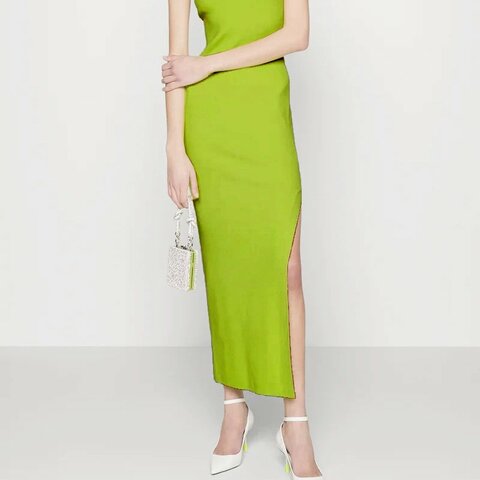 ::Michael Kors:: Day dress green 修身長洋裝 1號