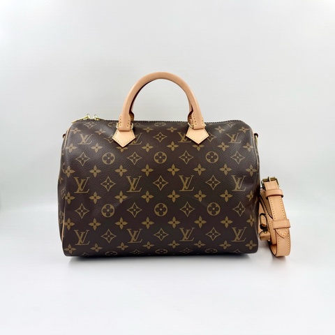 LV原花背帶Speedy30波士頓M41112