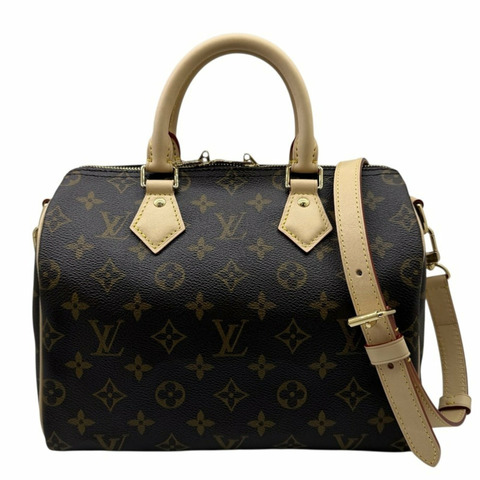 路易威登 (LOUIS VUITTON) Monogram Speedy 25 Bandoulière M46977 RFID 波士頓包 棕色 帶肩帶 男女款