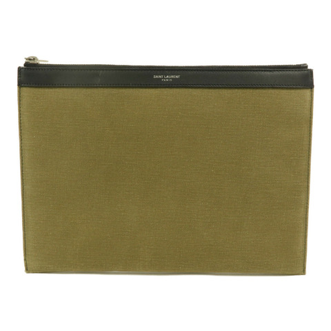 SAINT LAURENT 帆布Clutch Bag手拿包