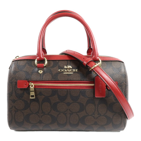 COACH 塗層帆布2 Way Shoulder Bag手挽肩背兩用袋