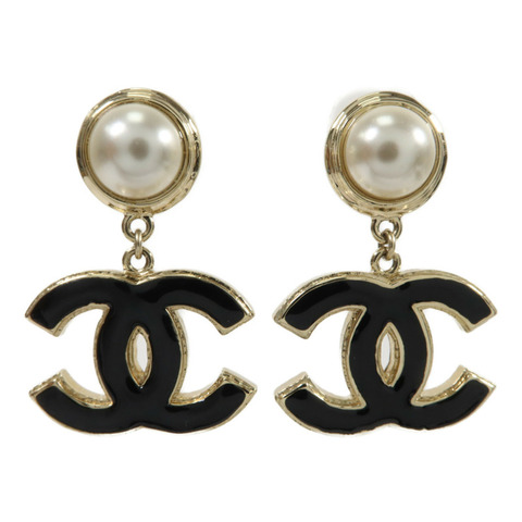 CHANEL 金屬/珍珠Earrings耳環