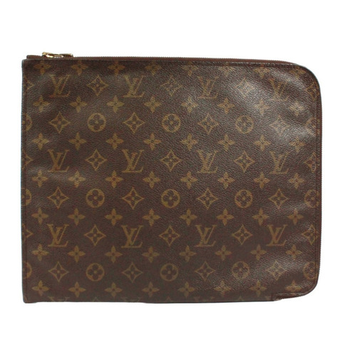 路易威登 (LOUIS VUITTON) Pochette Document M53456 手拿包 Monogram 帆布 棕色 男士