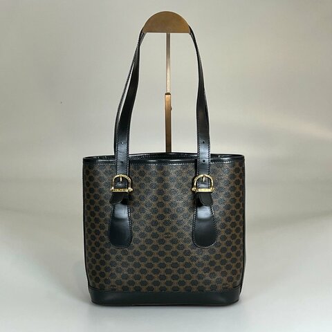 CELINE VINTAGE老花手提單肩包