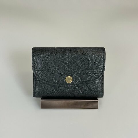 LV M81455 黑壓紋Rosalie 零錢包