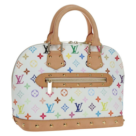 路易威登 (LOUIS VUITTON) 多色 Alma GM 手提包 白色 M40441 LV 正品 192463SAV