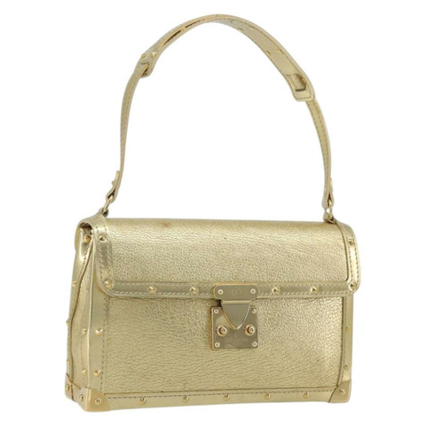路易威登 Suhari Emerble 金色皮革肩背包 LV 正品 192434V