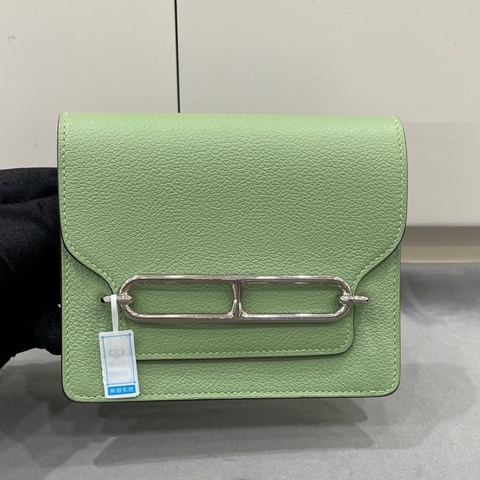 愛馬仕/Hermes Roulis Slim雙色錢包 H082212CPAS    z刻，牛皮