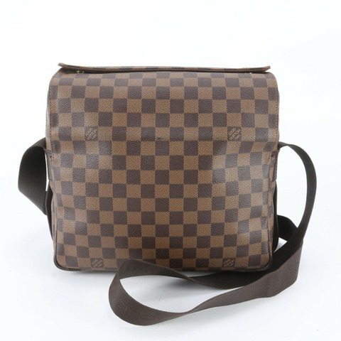 路易威登 Damier Naviglio N45255 男士真皮單肩斜背包
