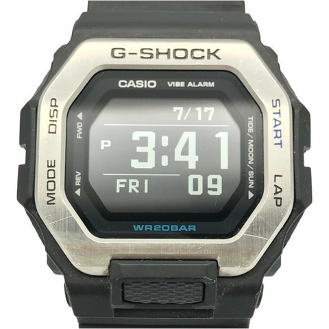 卡西歐 G-SHOCK G-LIDE 男士數位石英錶 G-Shock 衝浪 GBX-100-1JF T1