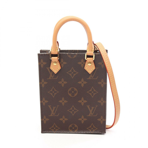 路易威登 Petite Sac Plat 斜背包 M69442 Monogram 皮革