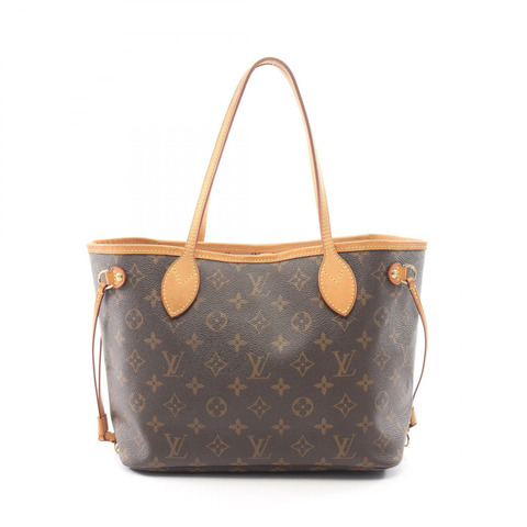 路易威登 Neverfull PM 手提包 M40155 Monogram 皮革棕色二手女款