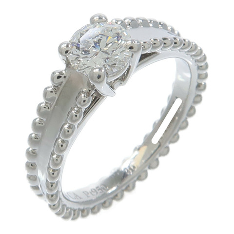Van Cleef & Arpels PT950鉑金Estelle Solitaire Ring鑽石戒指