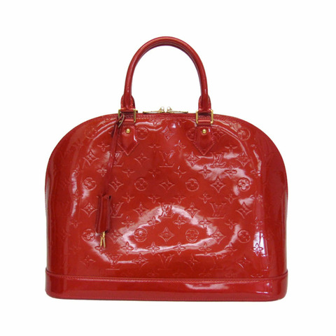 路易威登 Monogram Vernis Alma GM M93596 女士手提包 Pomme D'amour